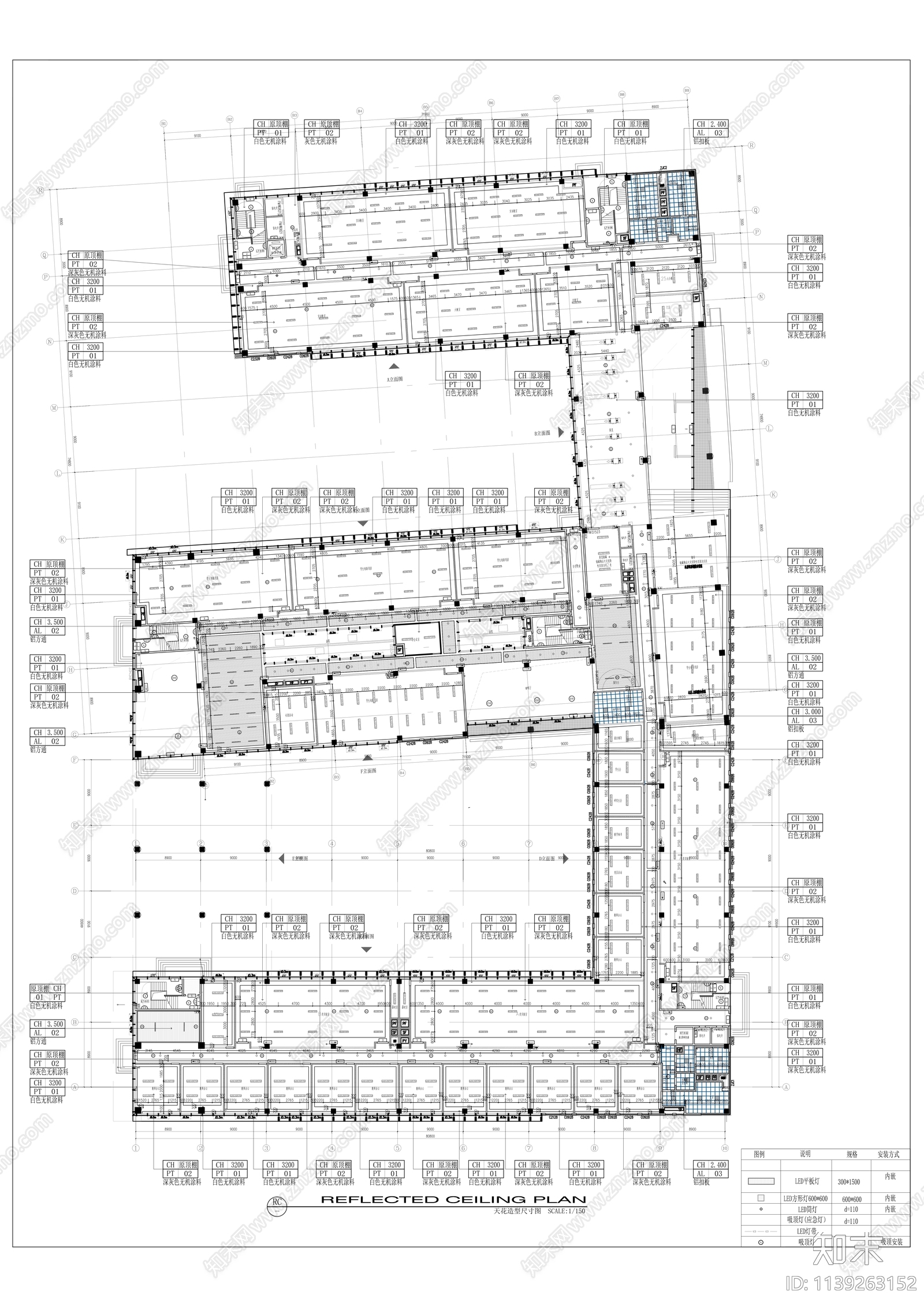 康复科学与技术学校装修效果图cad施工图下载【ID:1139263152】