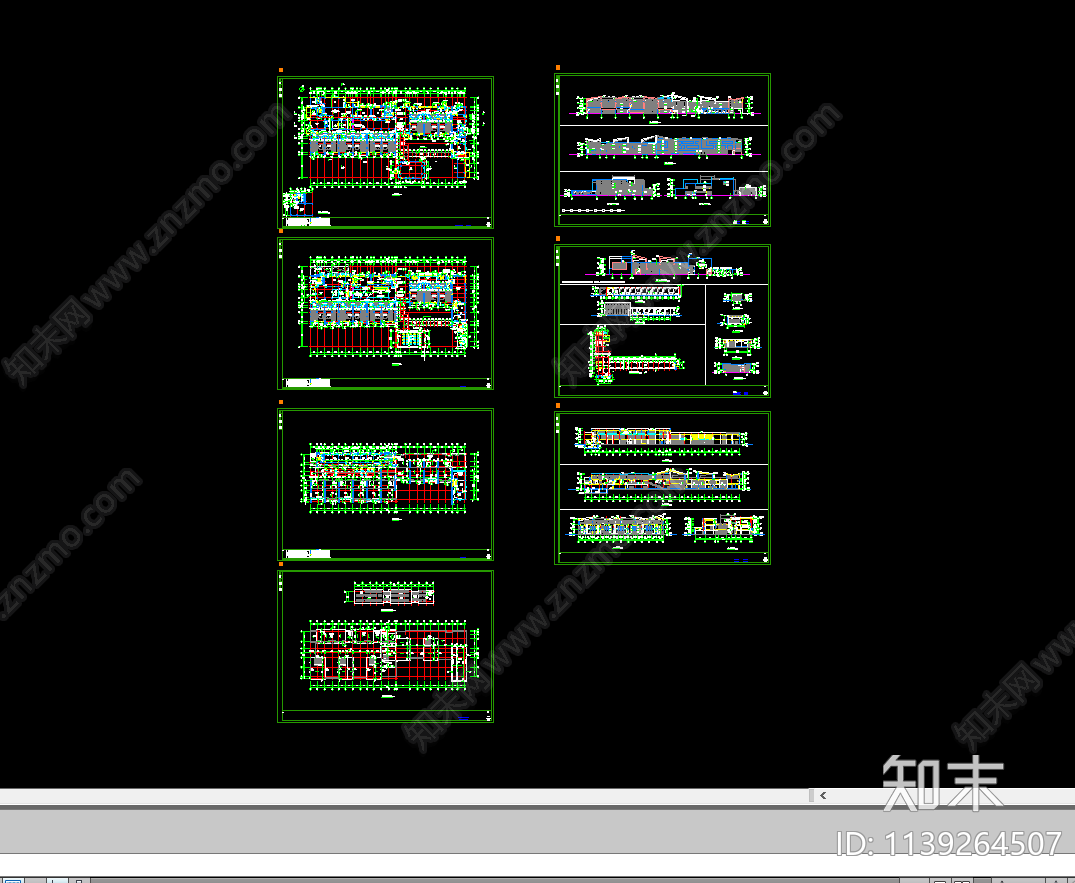 幼儿园建筑cad施工图下载【ID:1139264507】