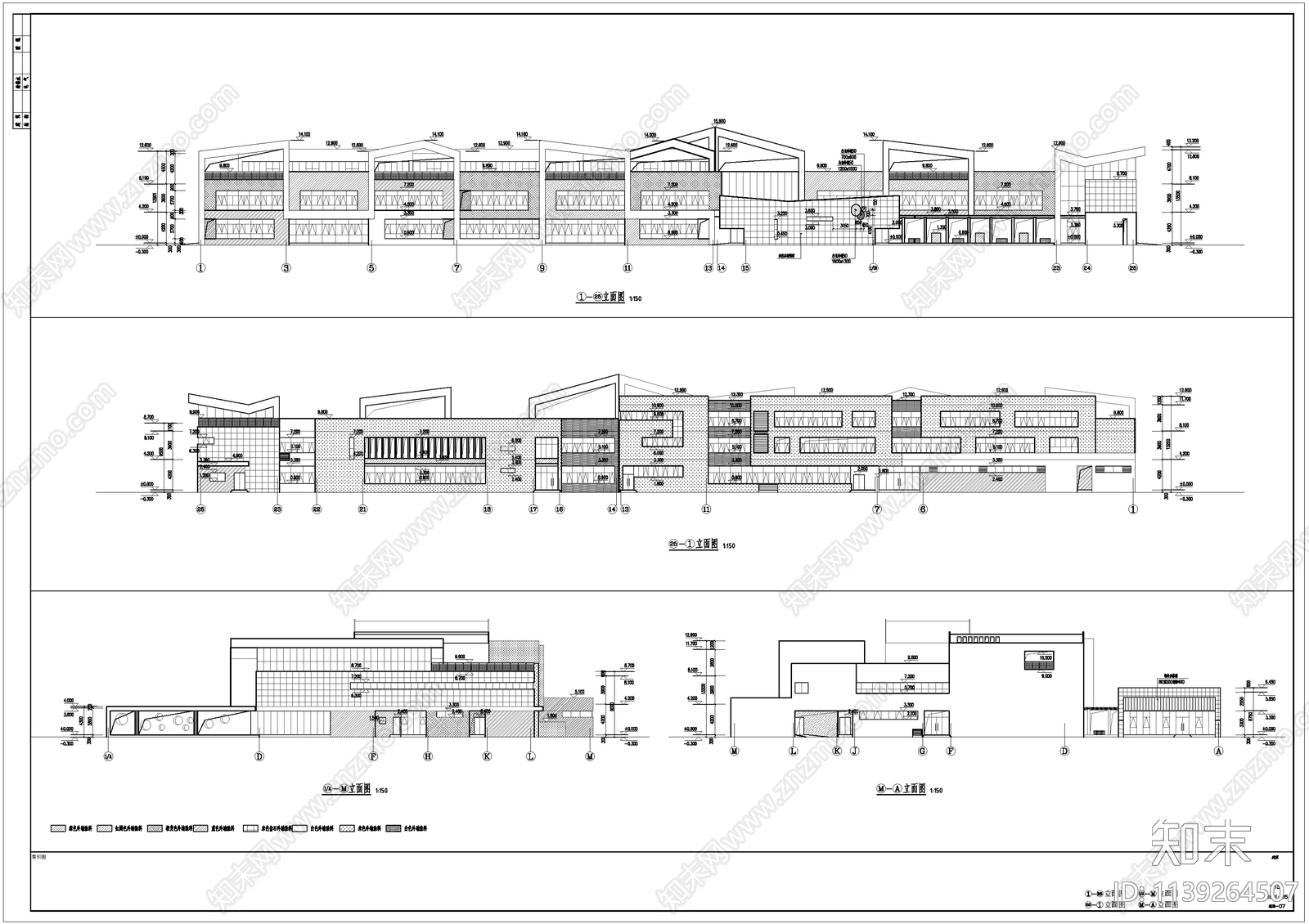 幼儿园建筑cad施工图下载【ID:1139264507】