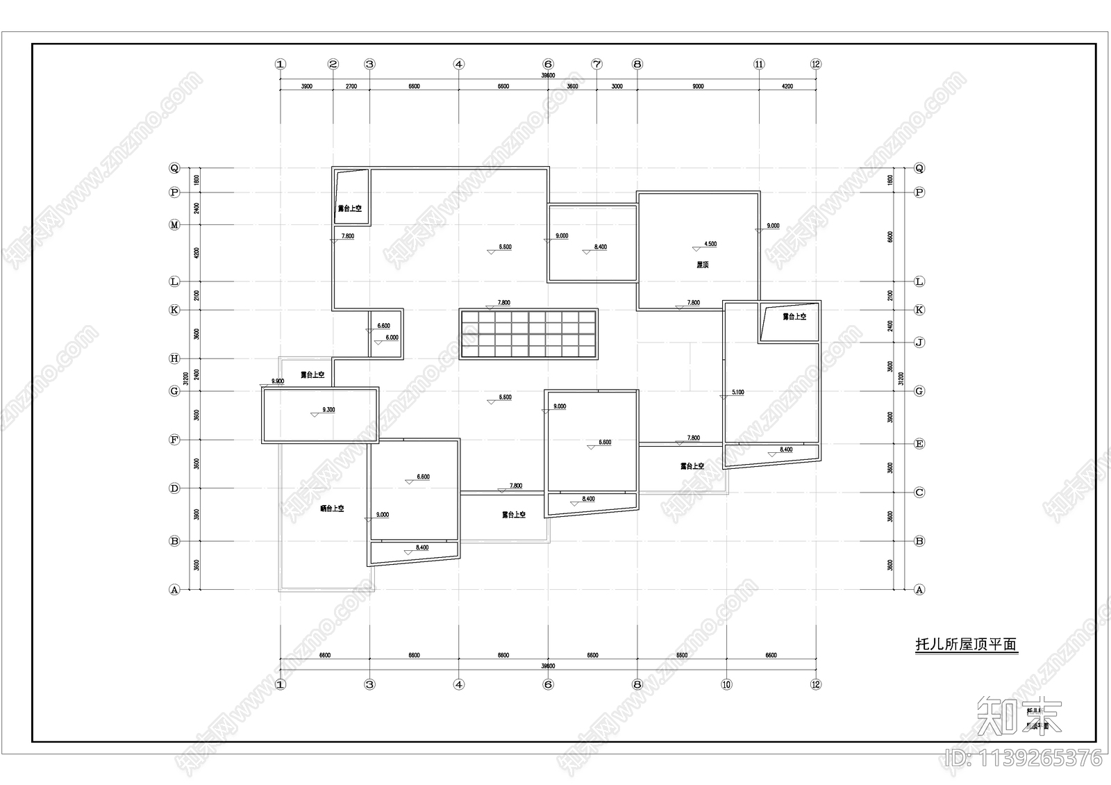 幼儿园建筑cad施工图下载【ID:1139265376】