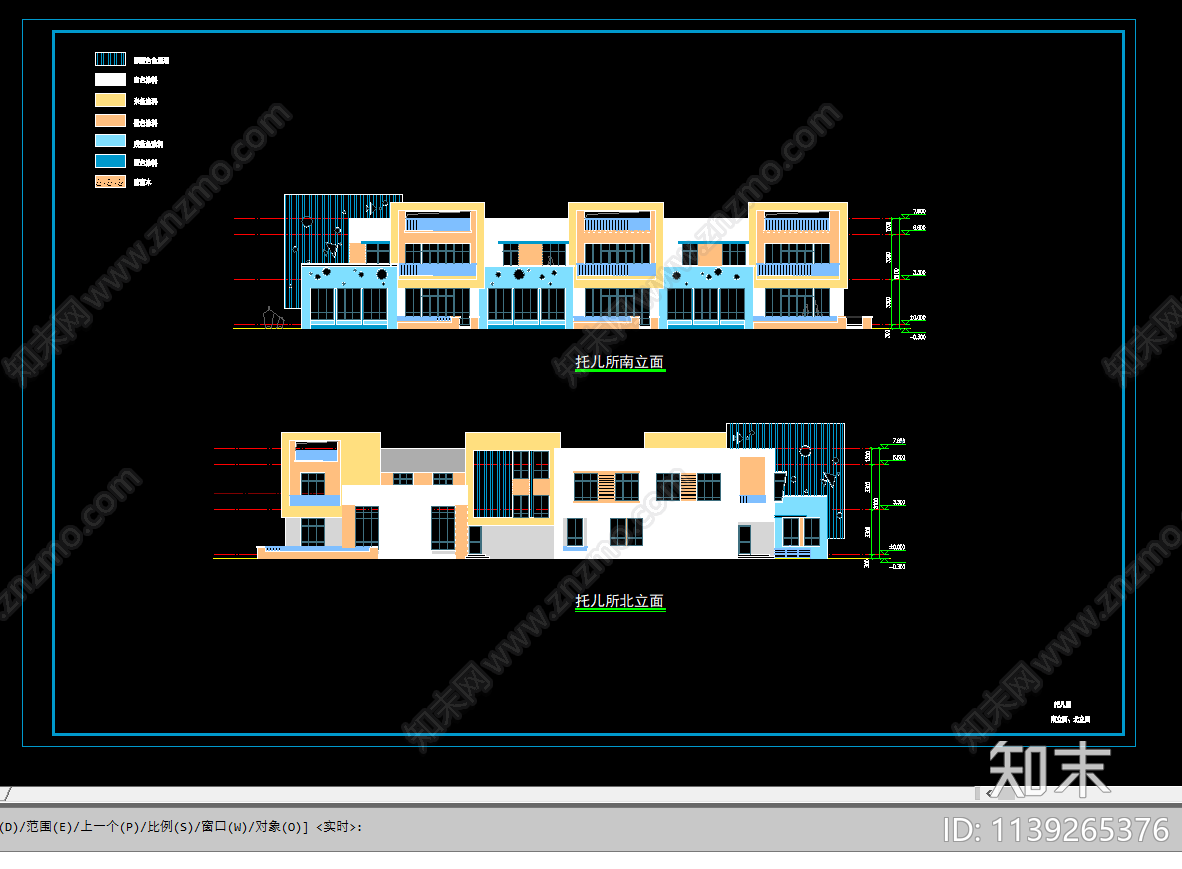 幼儿园建筑cad施工图下载【ID:1139265376】