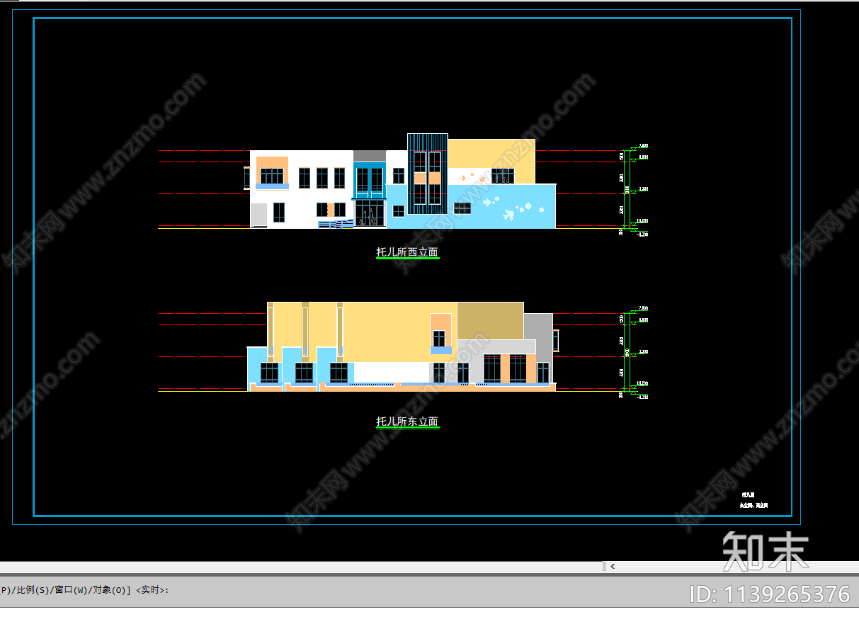 幼儿园建筑cad施工图下载【ID:1139265376】