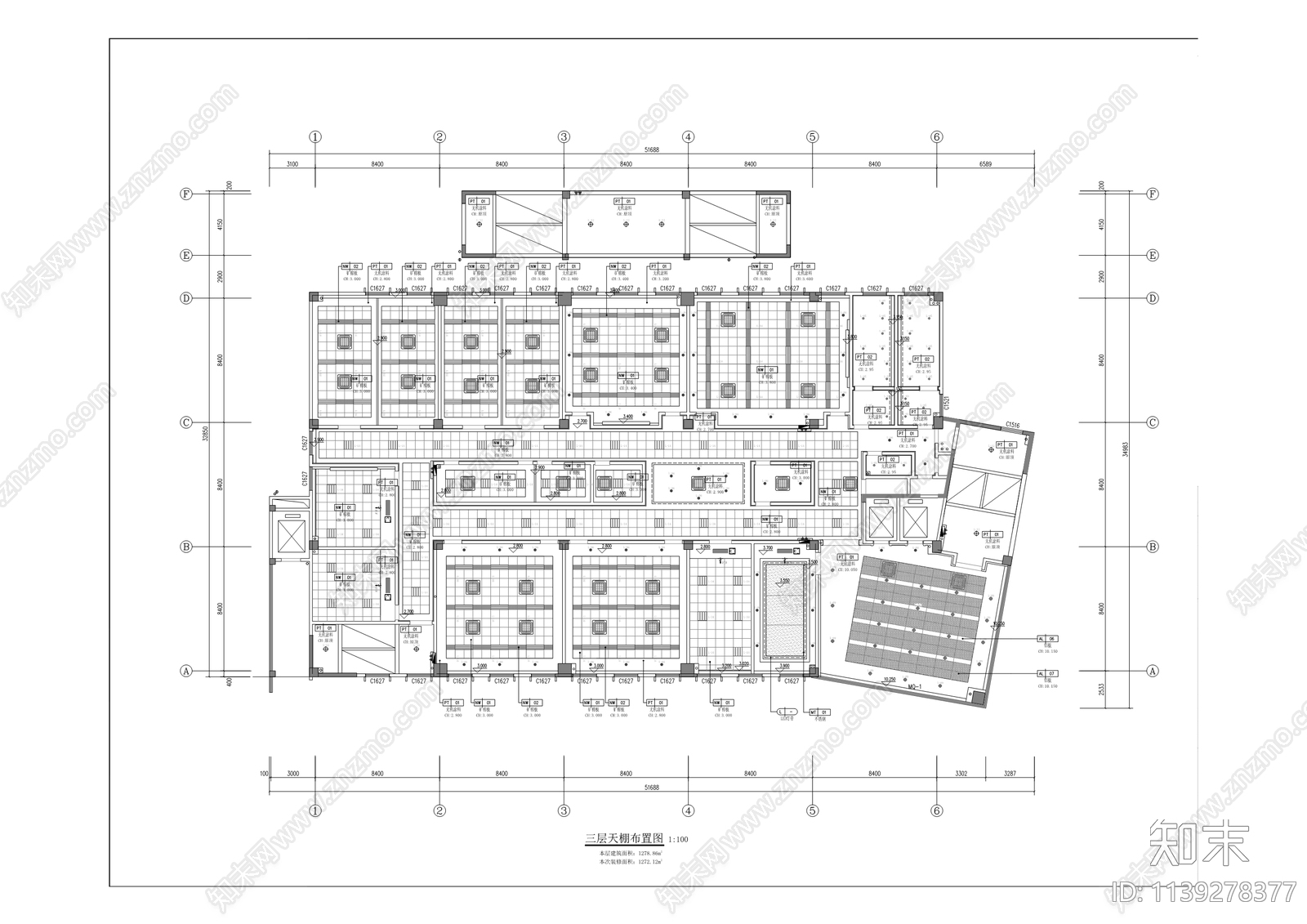 放疗及培训中心装修cad施工图下载【ID:1139278377】