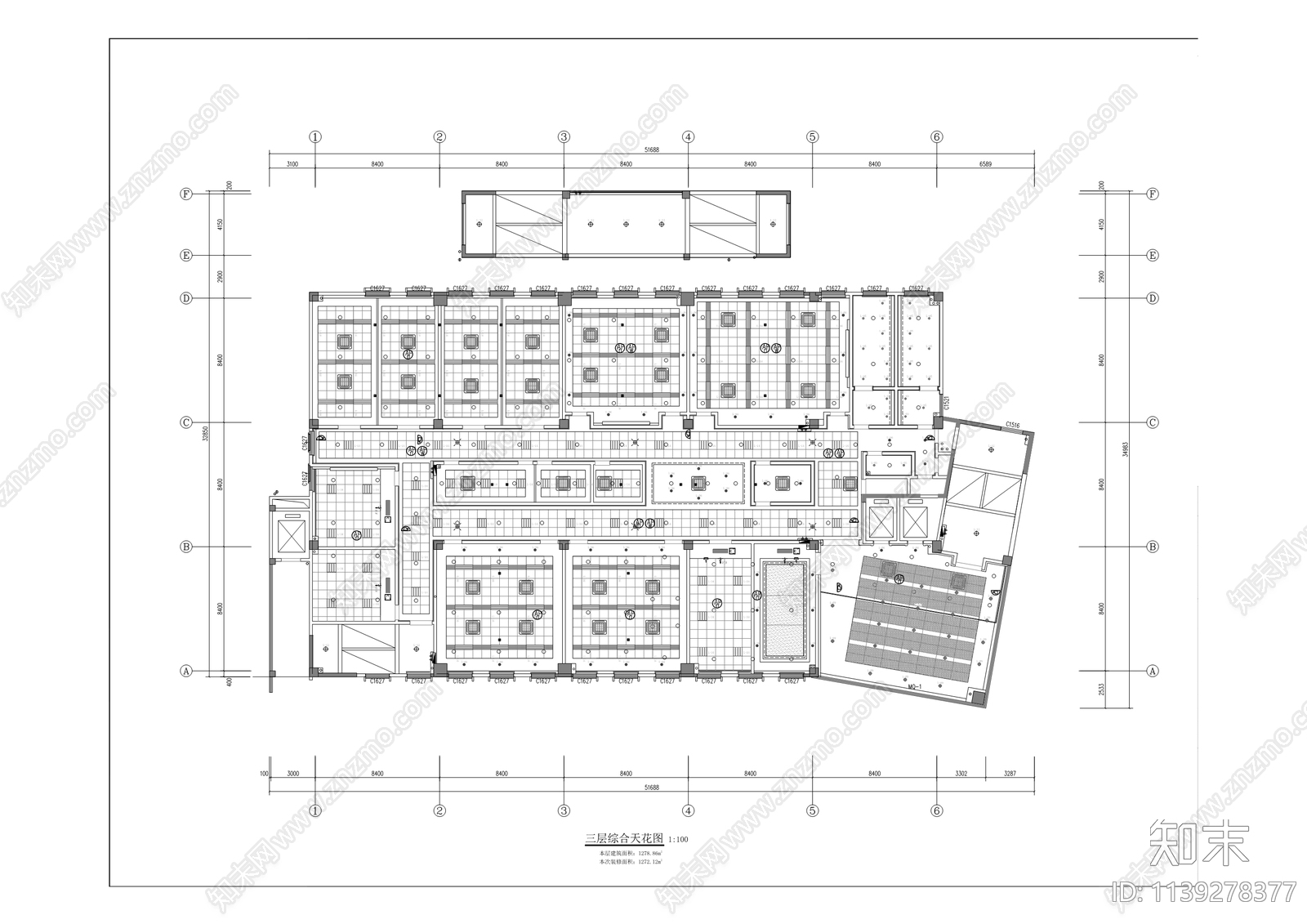 放疗及培训中心装修cad施工图下载【ID:1139278377】