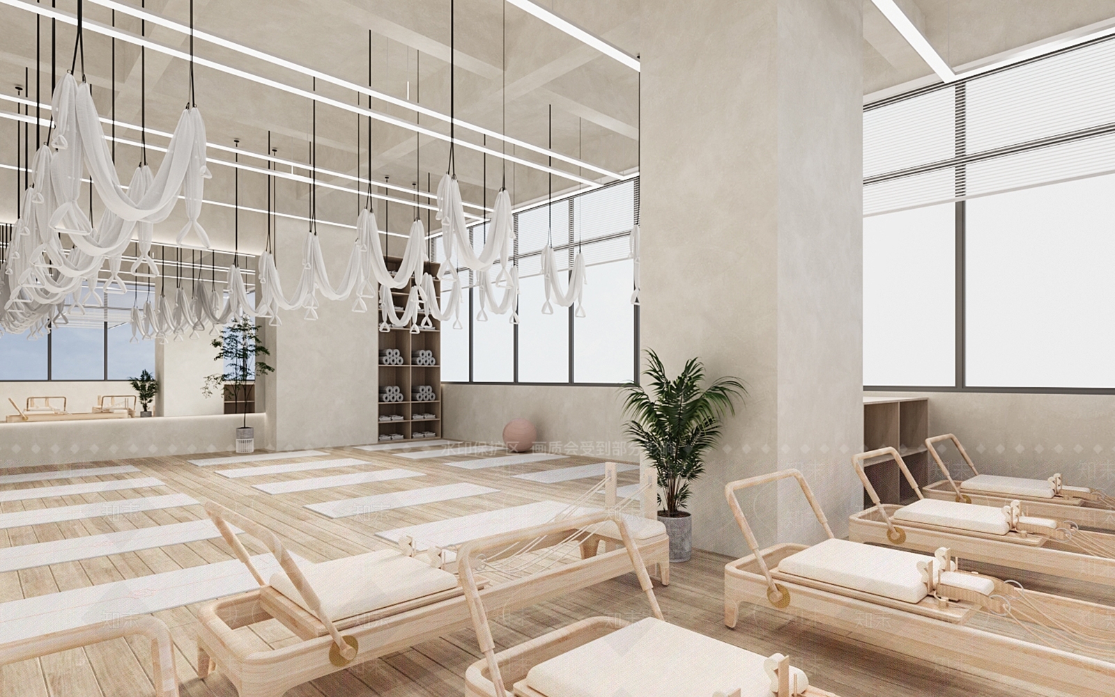 现代瑜伽店3D模型下载【ID:1139283453】_知末3d模型网