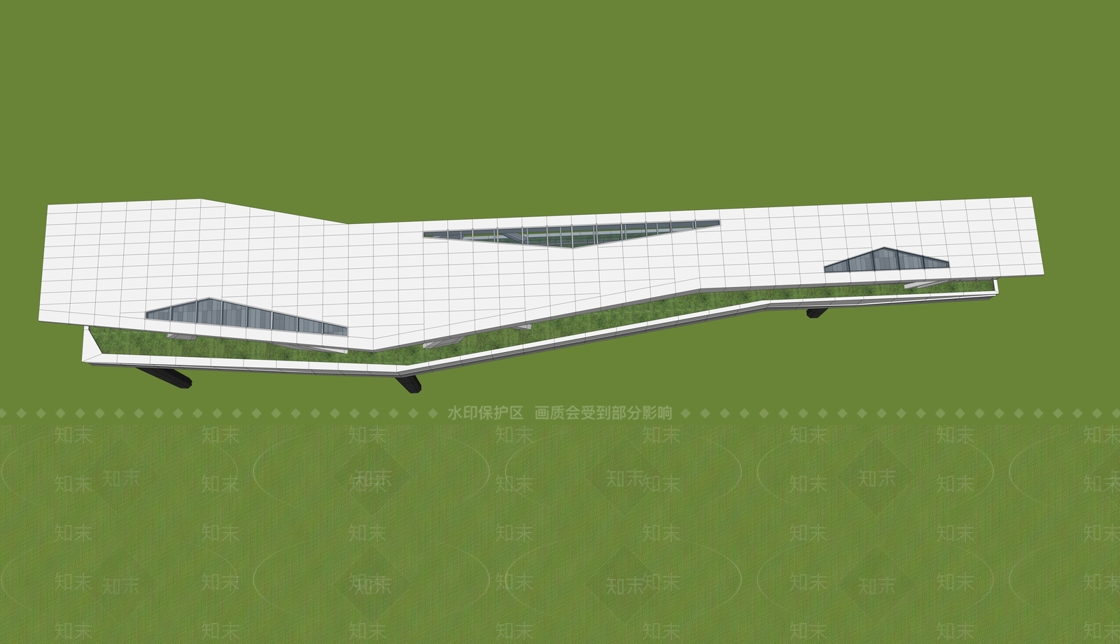 现代天桥SU模型下载【ID:1139285015】