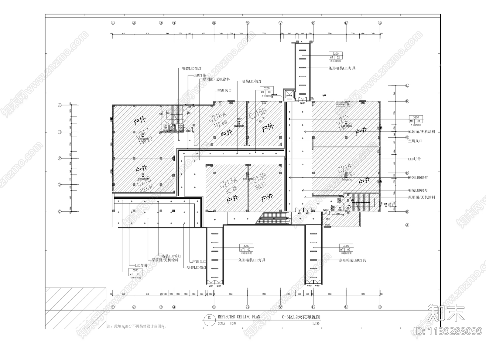 商场装修工程cad施工图下载【ID:1139288099】