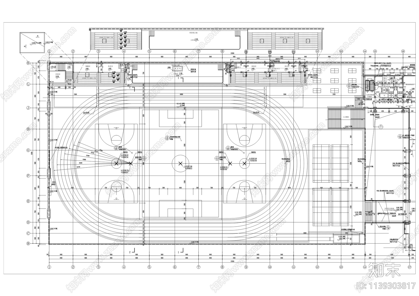 桂溪小学校改扩建工程cad施工图下载【ID:1139303817】
