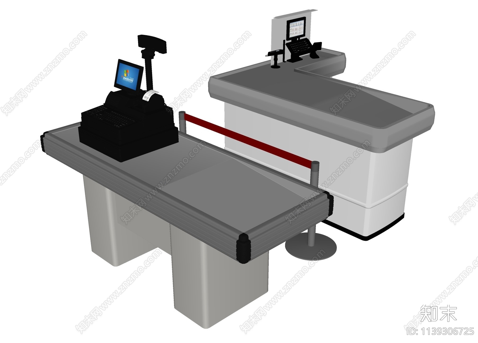 收银机SU模型下载【ID:1139306725】