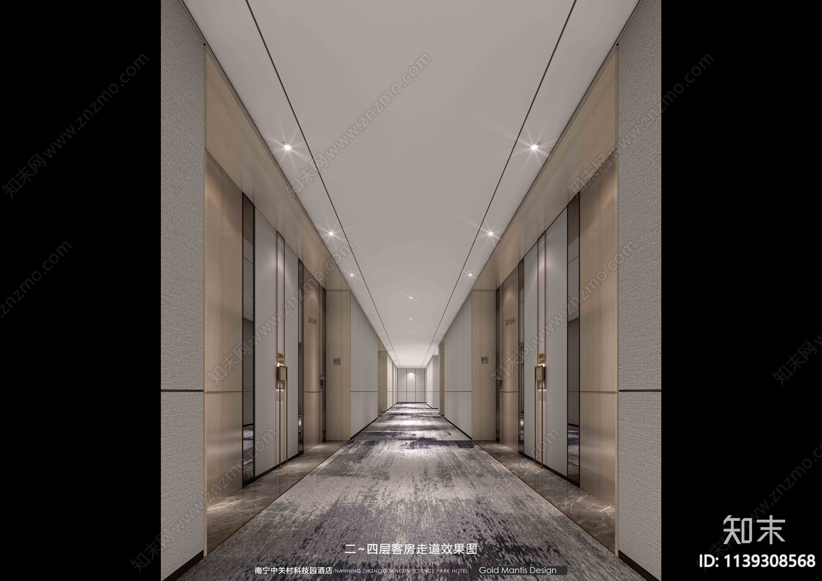 酒店效果图cad施工图下载【ID:1139308568】
