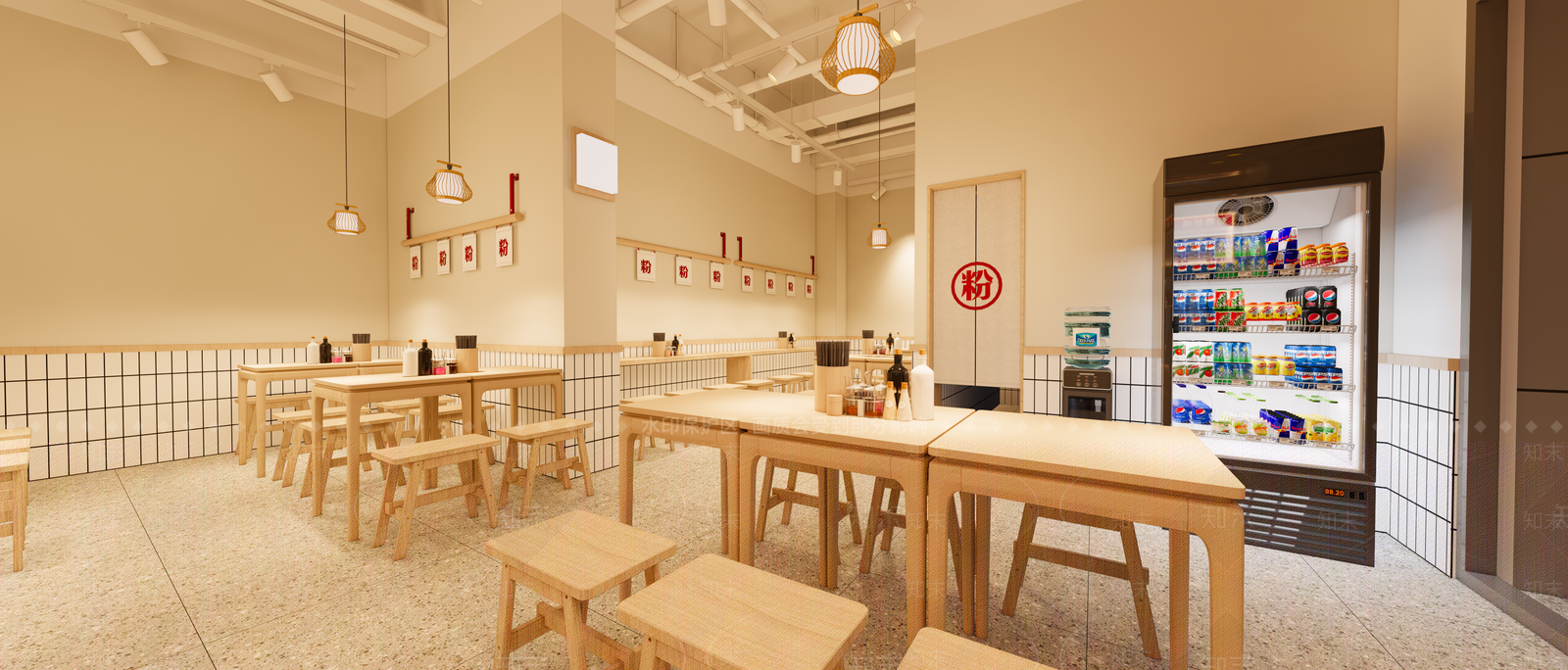 现代早餐店SU模型下载【ID:1139308586】