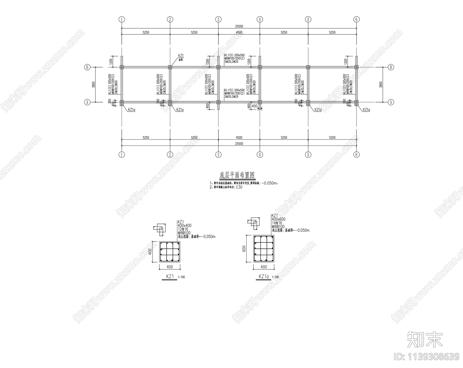 中式文化长廊详图cad施工图下载【ID:1139308639】