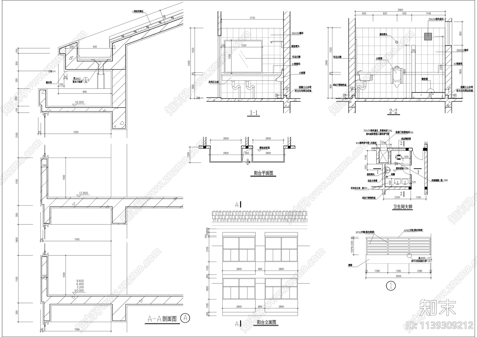 学生宿舍建筑cad施工图下载【ID:1139309212】