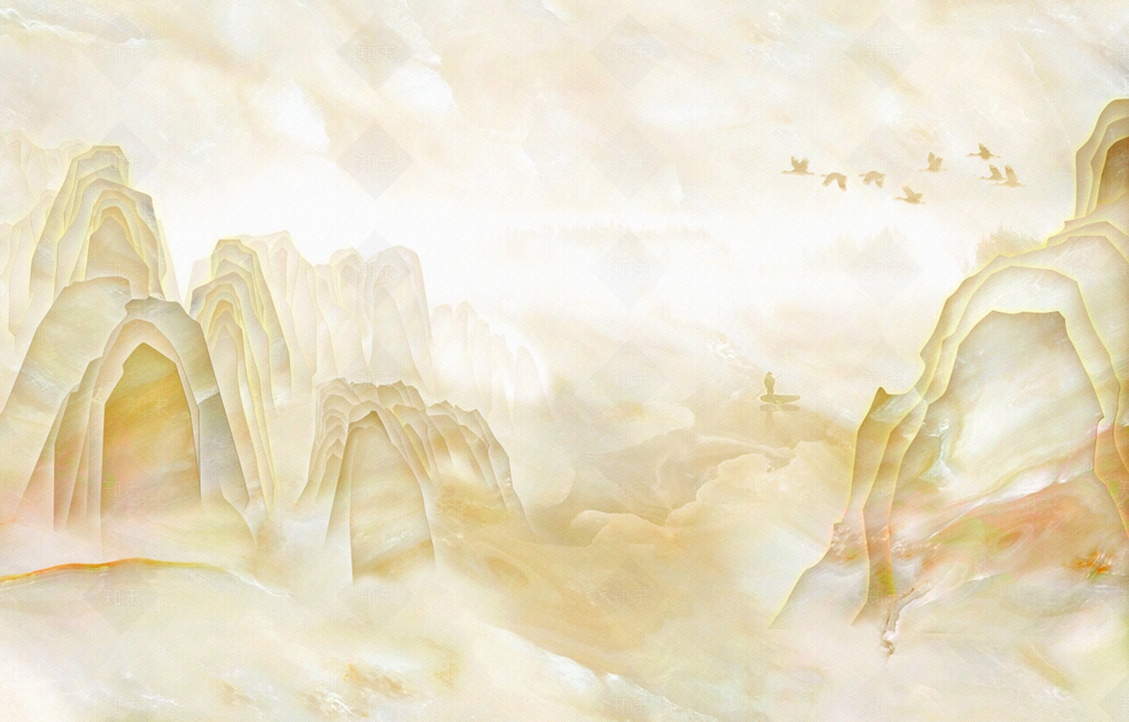 黄色玉石大理石背景墙贴图下载【ID:1139310213】