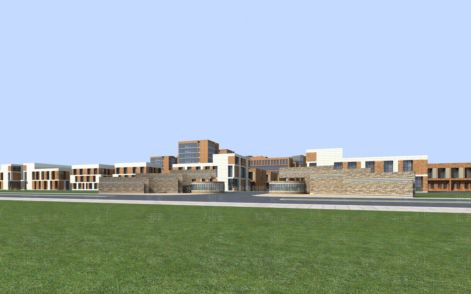 现代工业厂房3D模型下载【ID:1139405792】