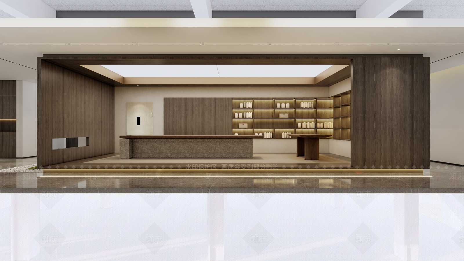 现代酒店会所接待SU模型下载【ID:1139322495】