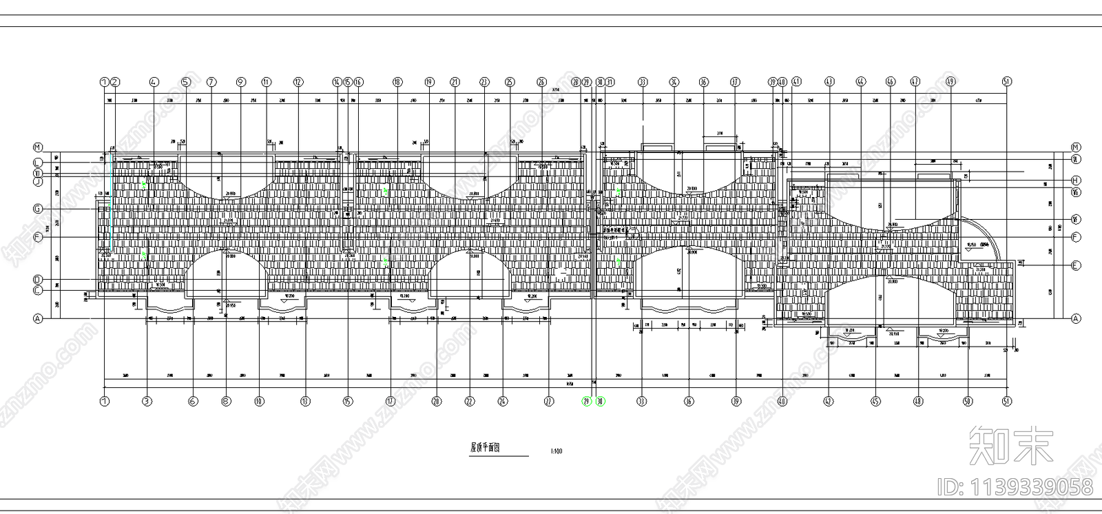 多层住宅建筑cad施工图下载【ID:1139339058】