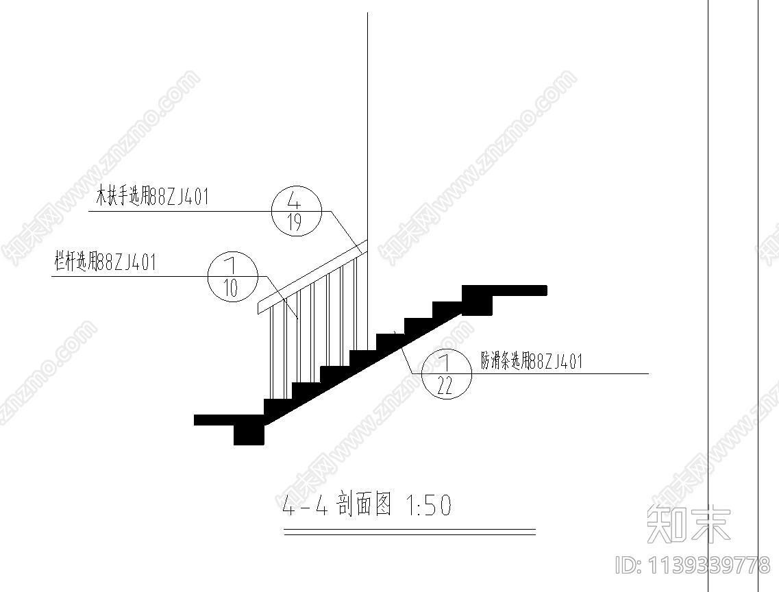 建筑大样节点cad施工图下载【ID:1139339778】