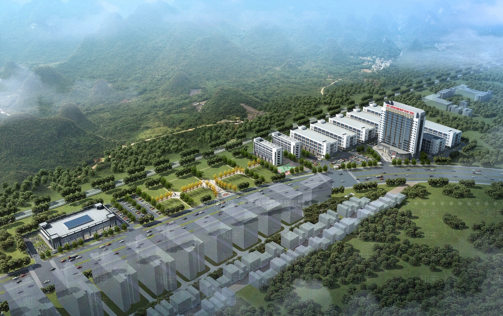 现代工业厂房3D模型下载【ID:1139370916】