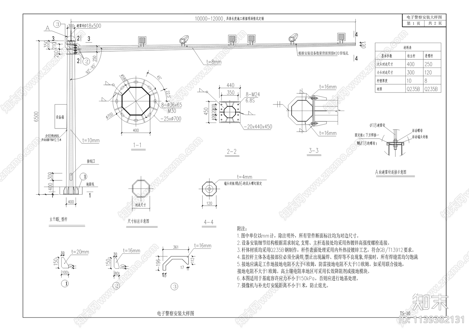 雨污水管网整治工程交通组织措施项目cad施工图下载【ID:1139382131】