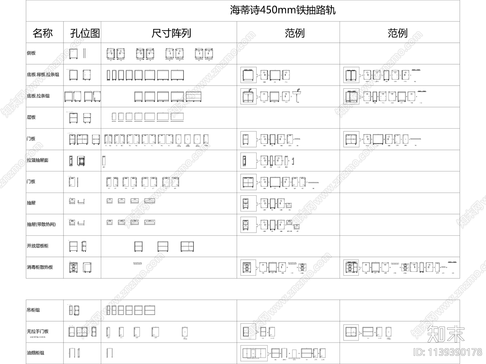 定制家居柜类cad施工图下载【ID:1139390178】