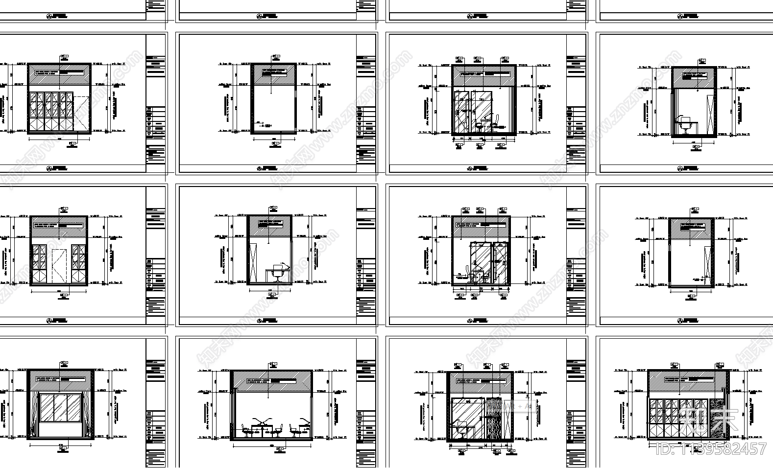 办公室cad施工图下载【ID:1139582457】