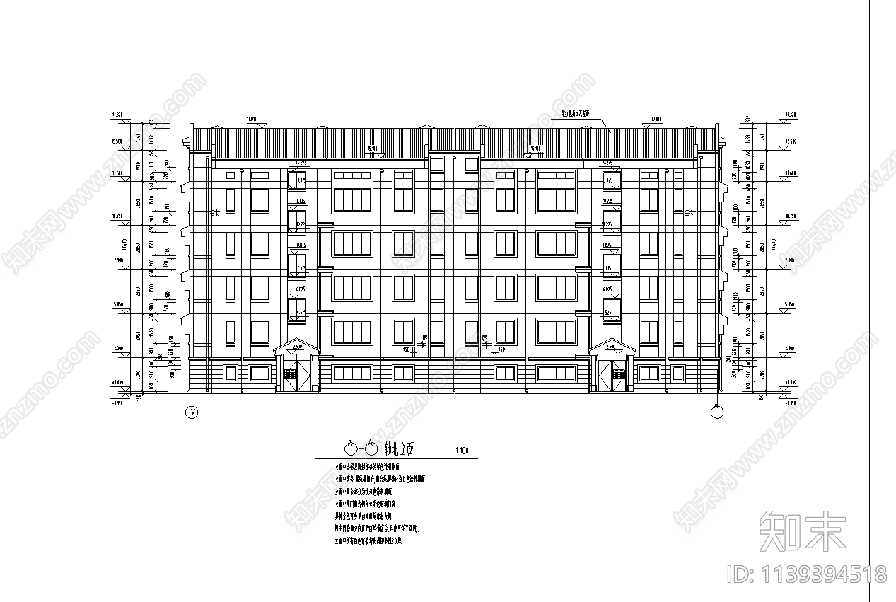 住宅建筑cad施工图下载【ID:1139394518】