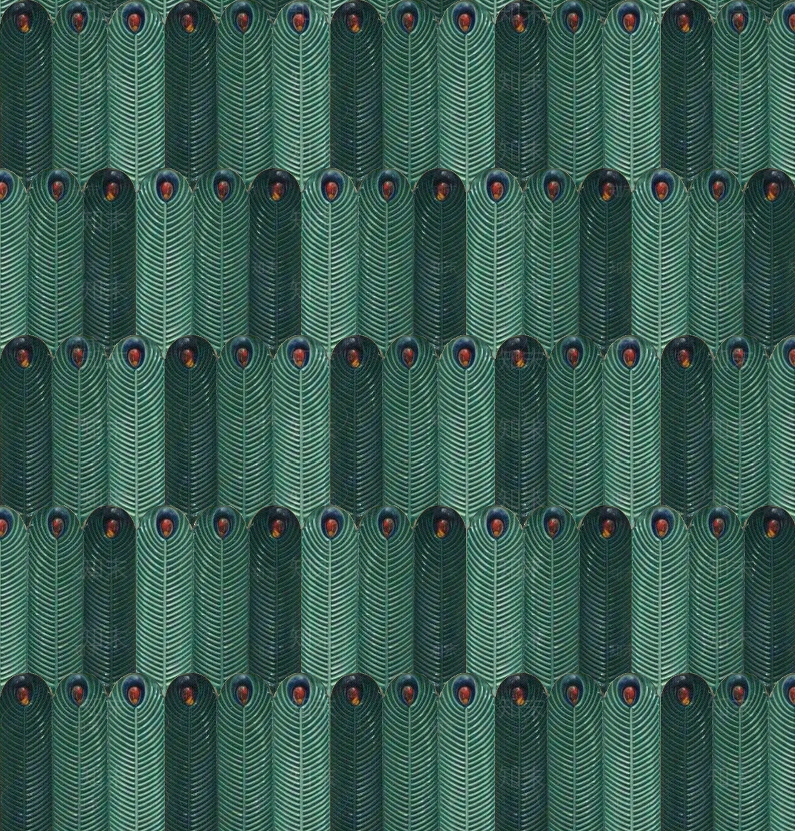 深绿色羽毛砖贴图贴图下载【ID:1139396342】