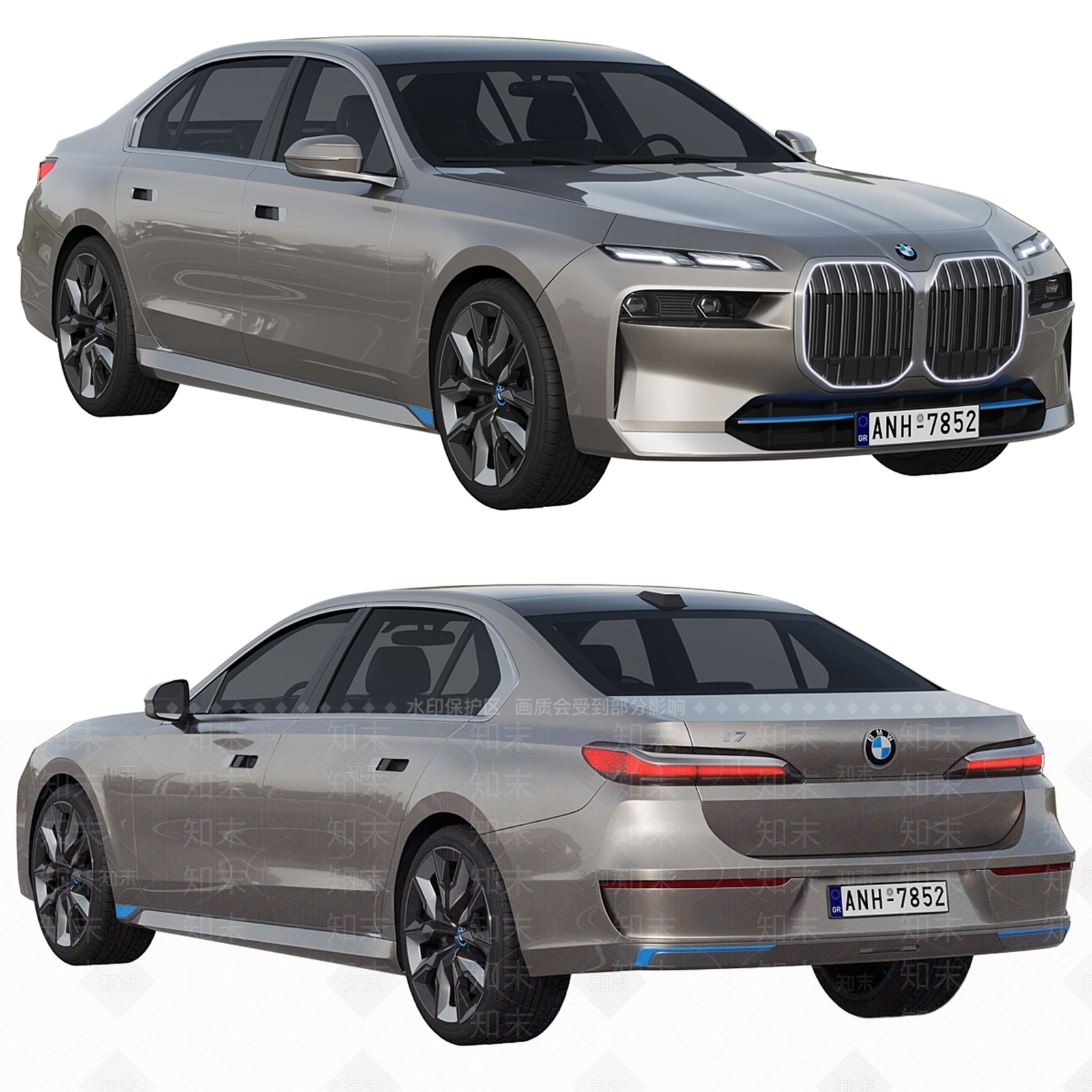 宝马汽车3D模型下载【ID:1139436181】