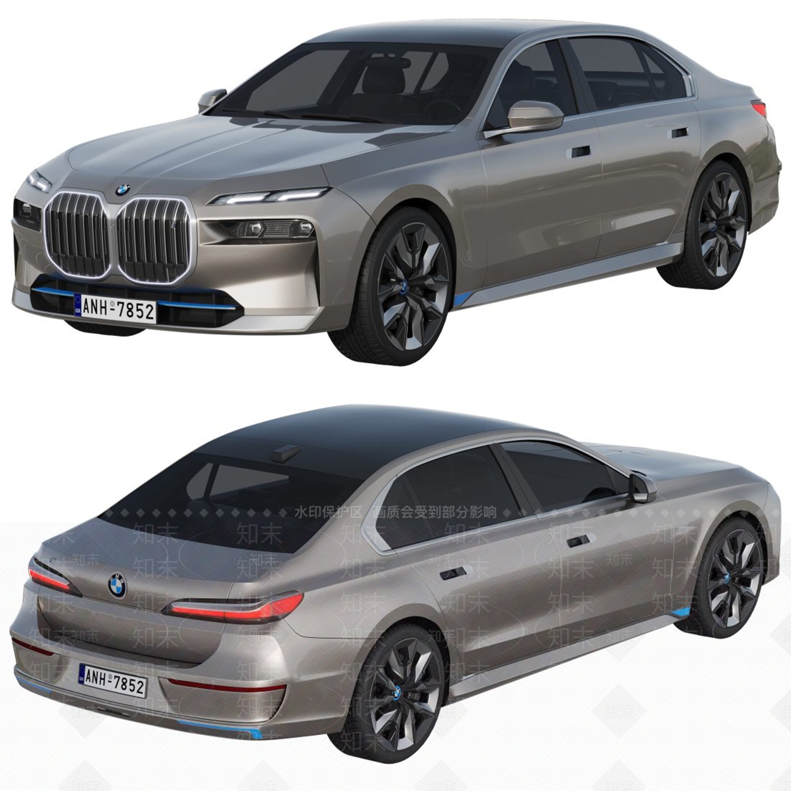 宝马汽车3D模型下载【ID:1139436181】
