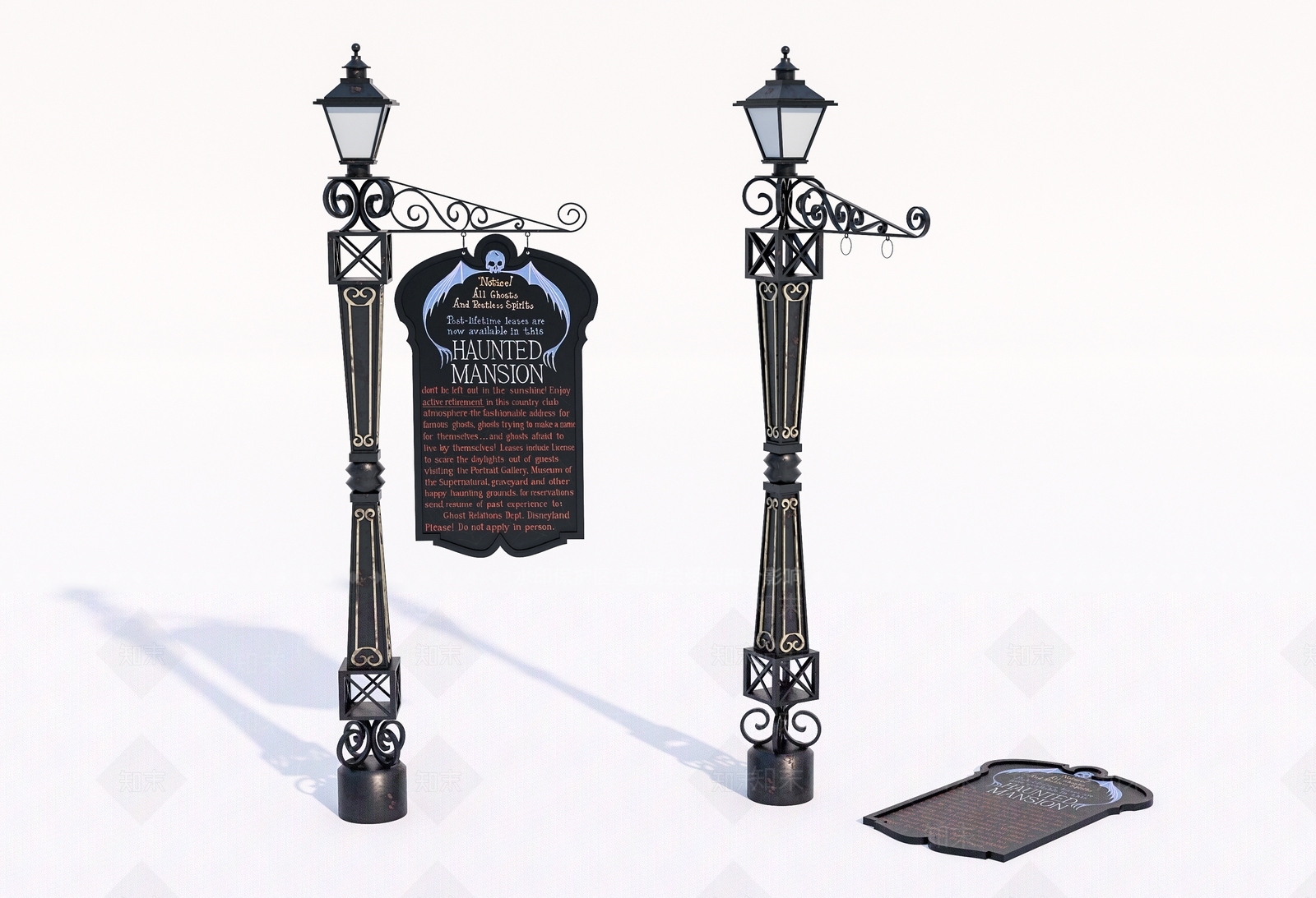 欧式路灯SU模型下载【ID:1139445040】