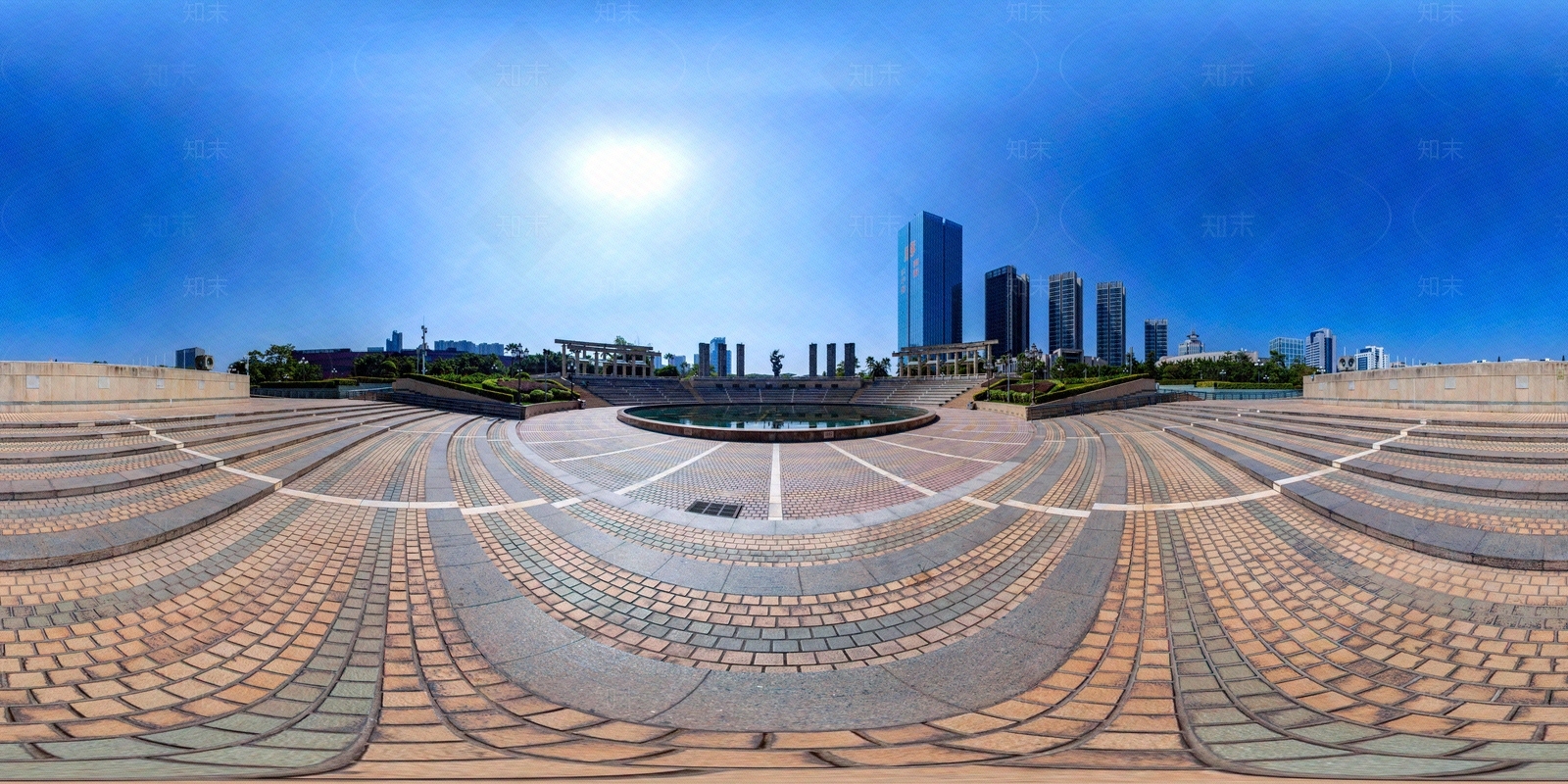 HDR城市市民活动广场贴图下载【ID:1139453456】