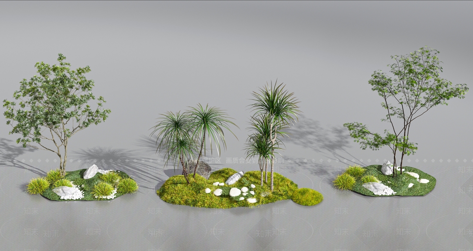 植物堆3D模型下载【ID:1139466678】