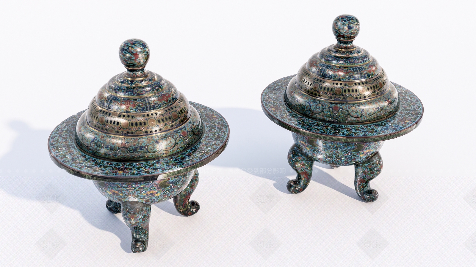 中式老旧香炉SU模型下载【ID:1139482241】