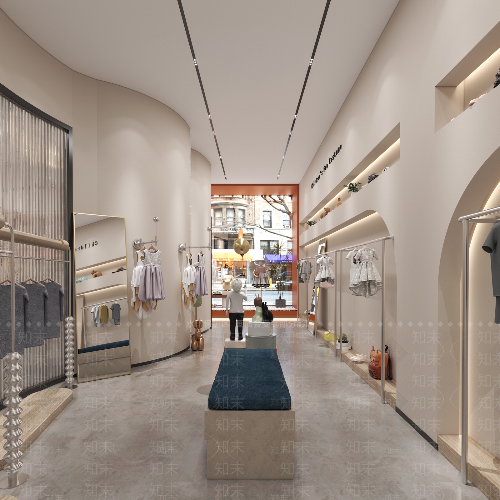 现代服装鞋店3D模型下载【ID:1139484113】
