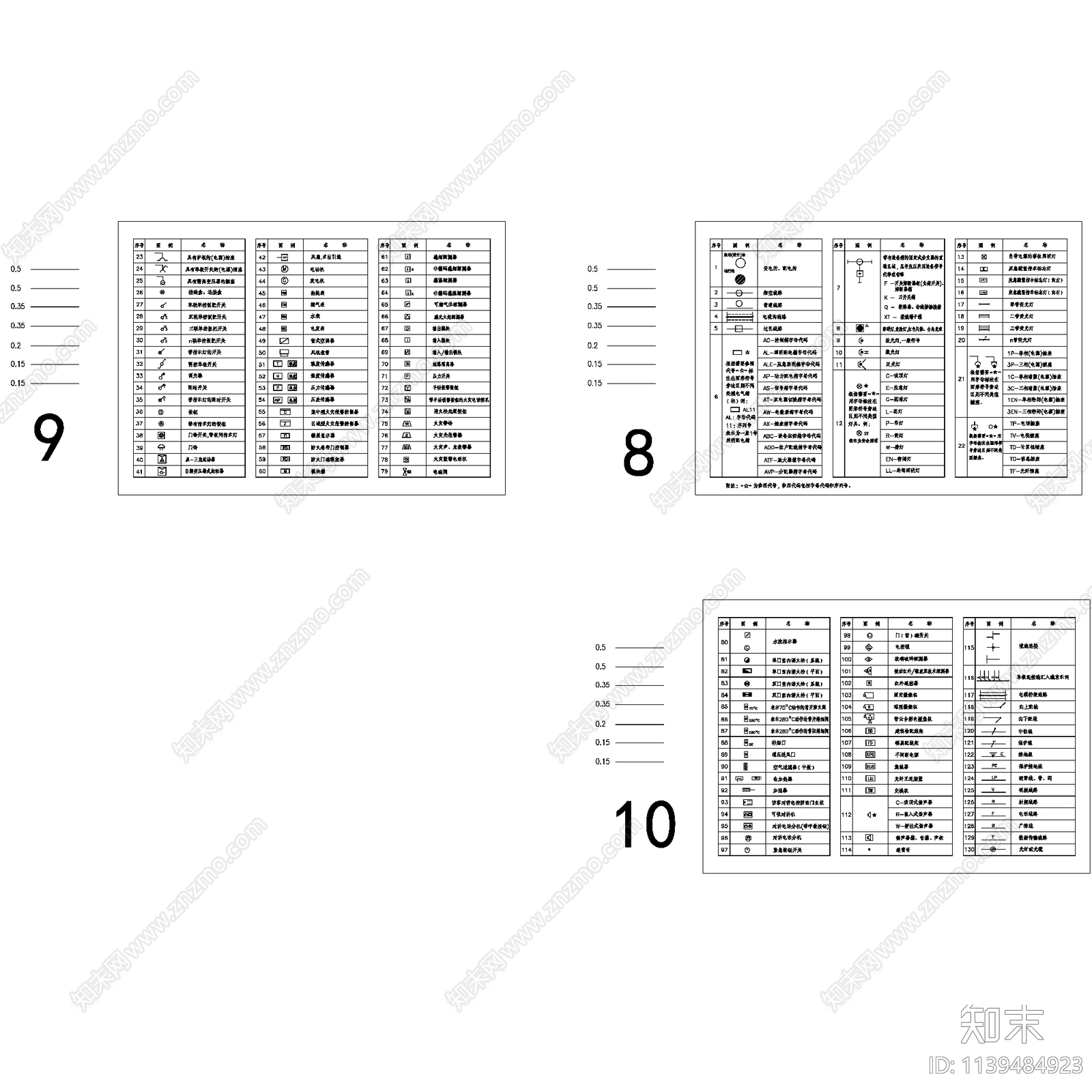 国家标准电气符号施工图下载【ID:1139484923】