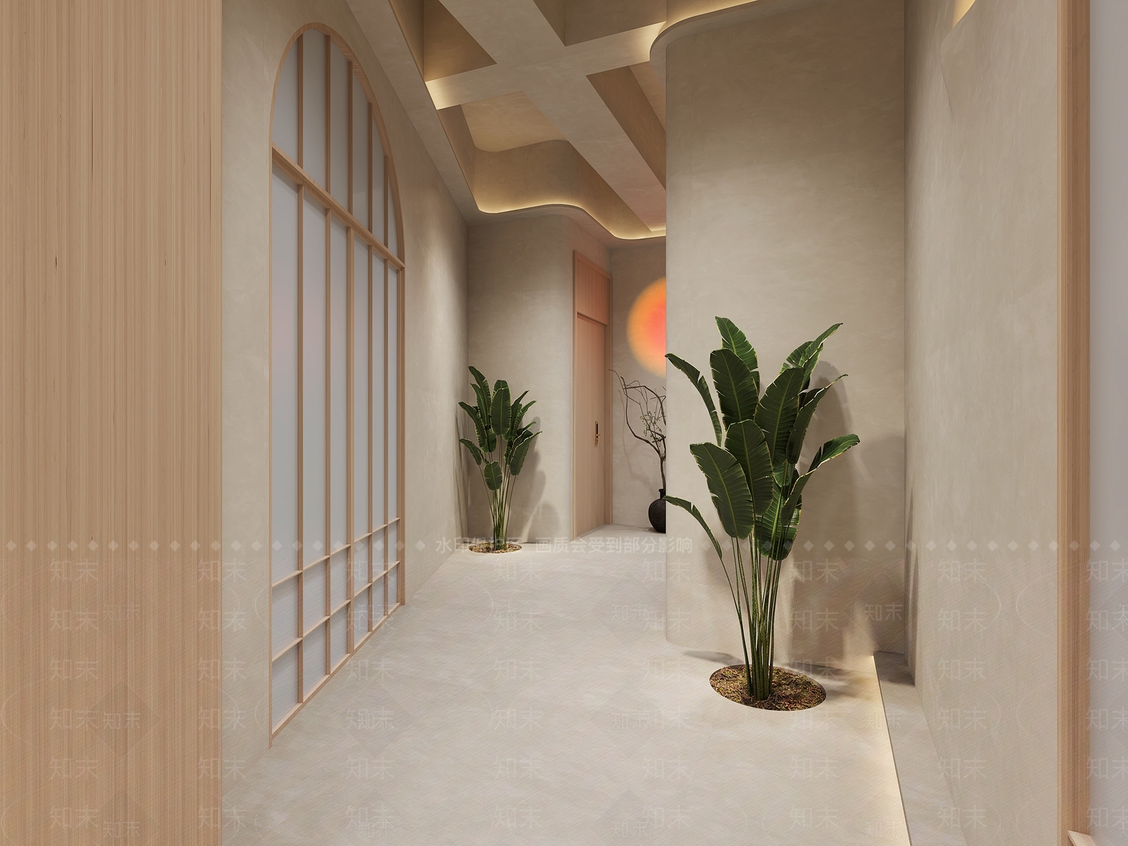 侘寂风茶餐厅3D模型下载【ID:1139494661】