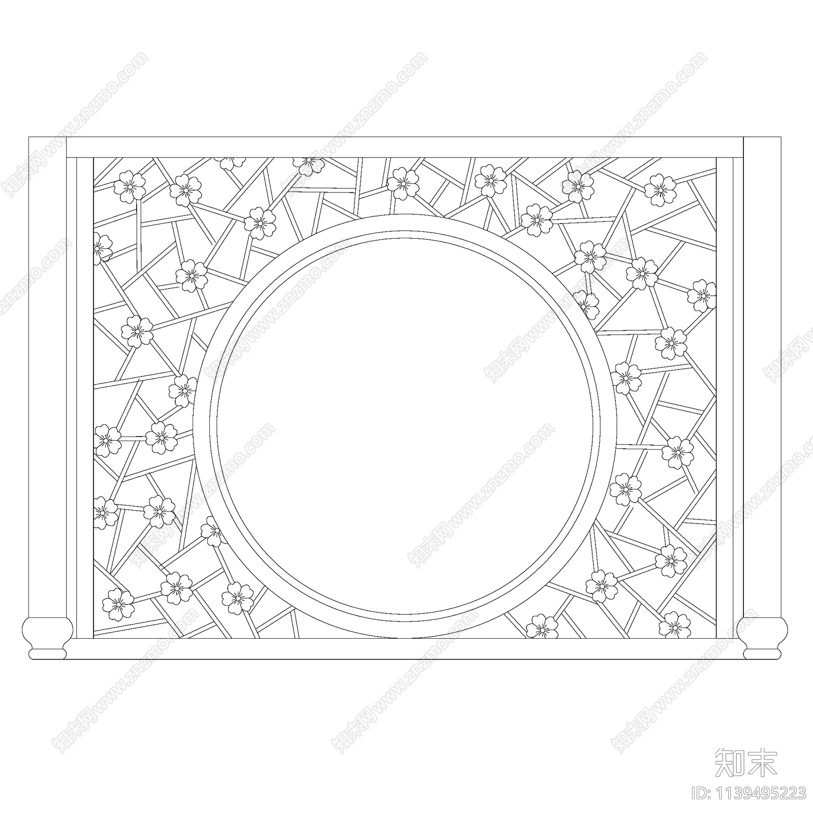 古建园林门洞施工图下载【ID:1139495223】