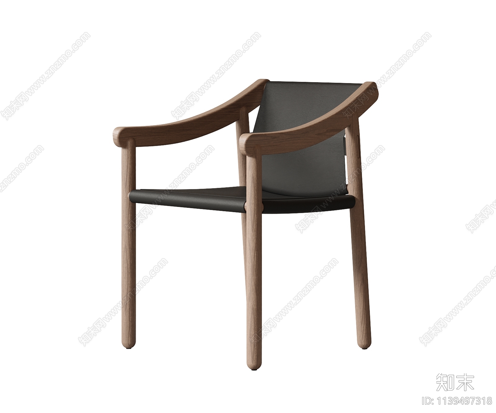 Cassina现代扶手休闲椅3D模型下载【ID:1139497318】_知末3d模型网