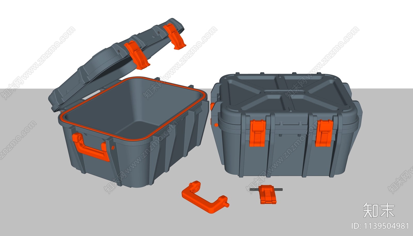 现代工具箱手提箱组合SU模型下载【ID:1139504981】