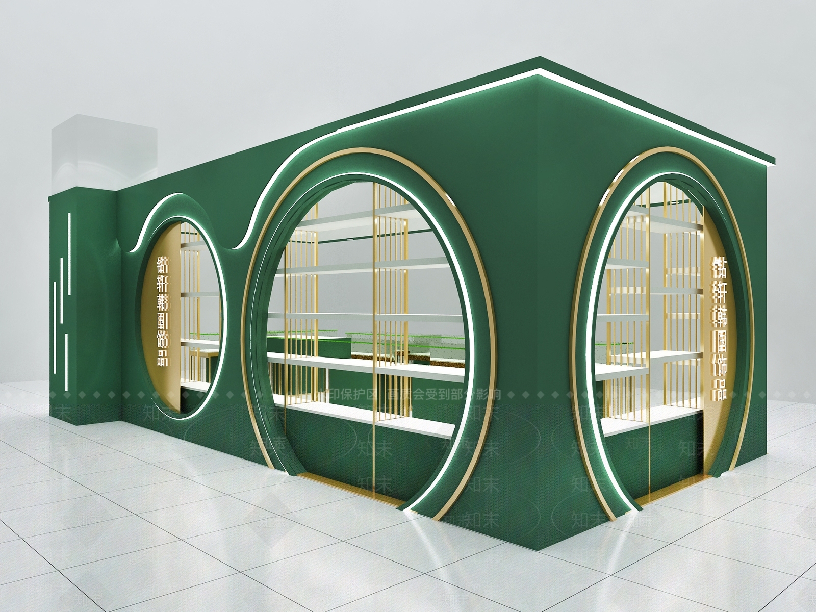 现代商场饰品柜台3D模型下载【ID:1139515025】