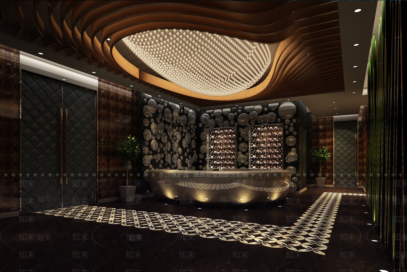 现代KTV前台接待3D模型下载【ID:1139594756】