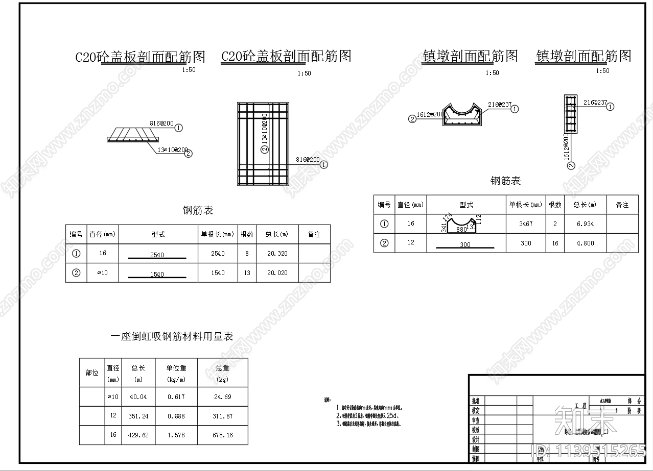 跨路沟渠倒虹吸示意图cad施工图下载【ID:1139515265】