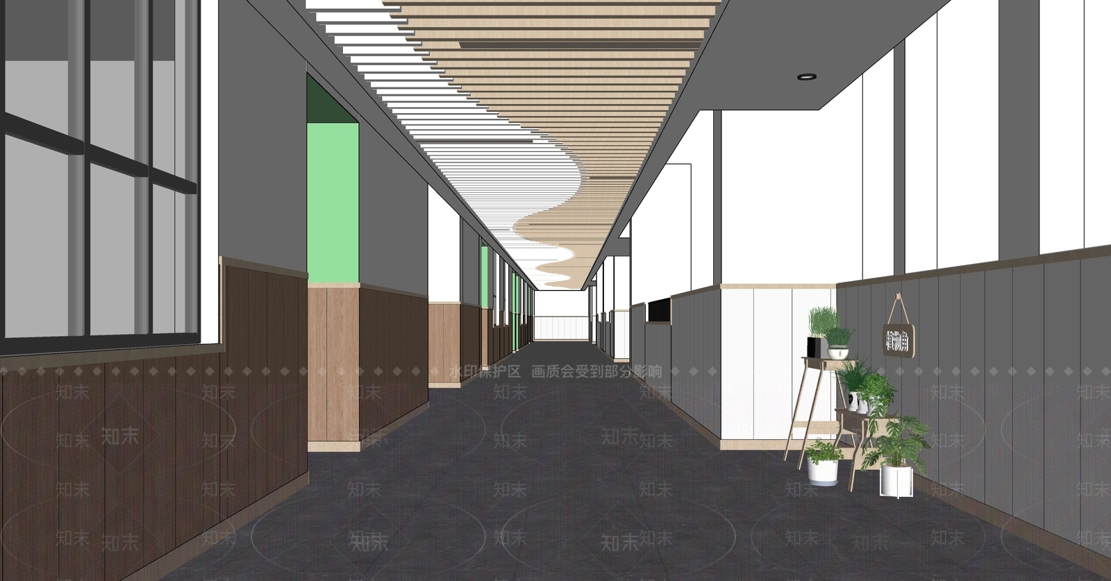 现代其它学校空间SU模型下载【ID:1139526904】