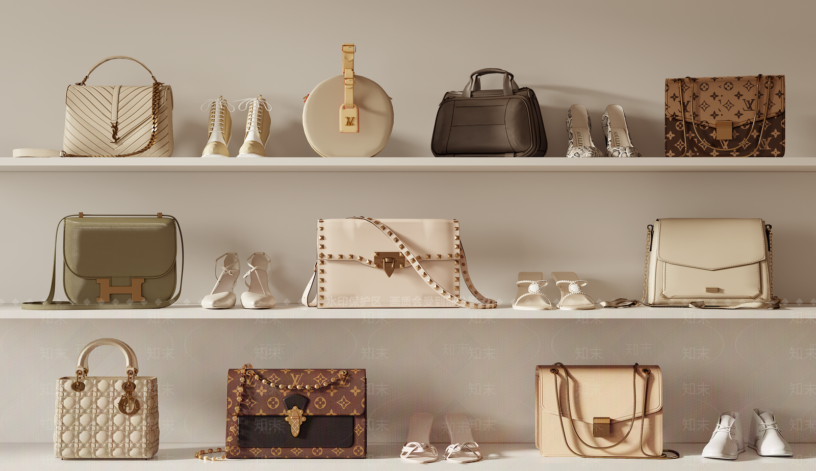 女包模型SU模型下载【ID:1139534669】