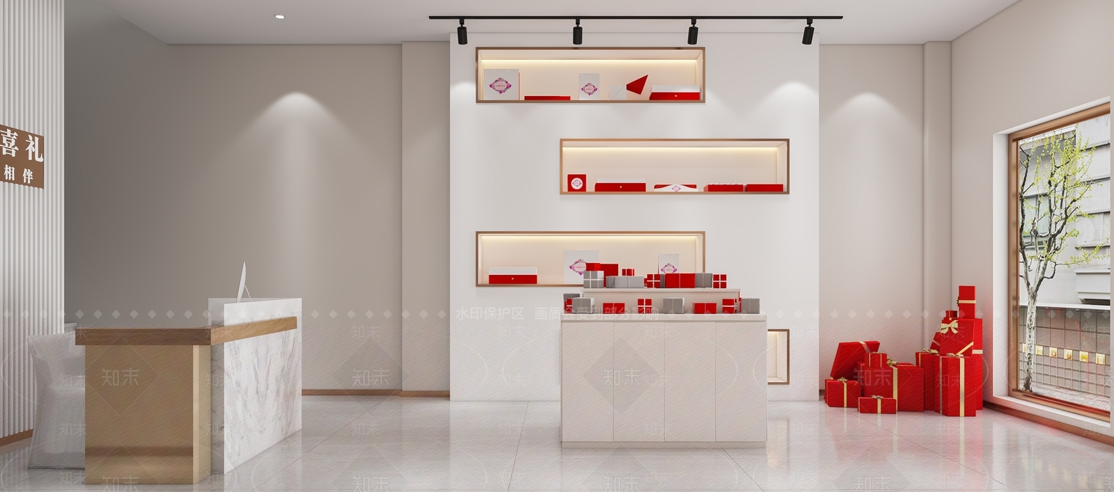 现代玩具礼品店3D模型下载【ID:1139536877】