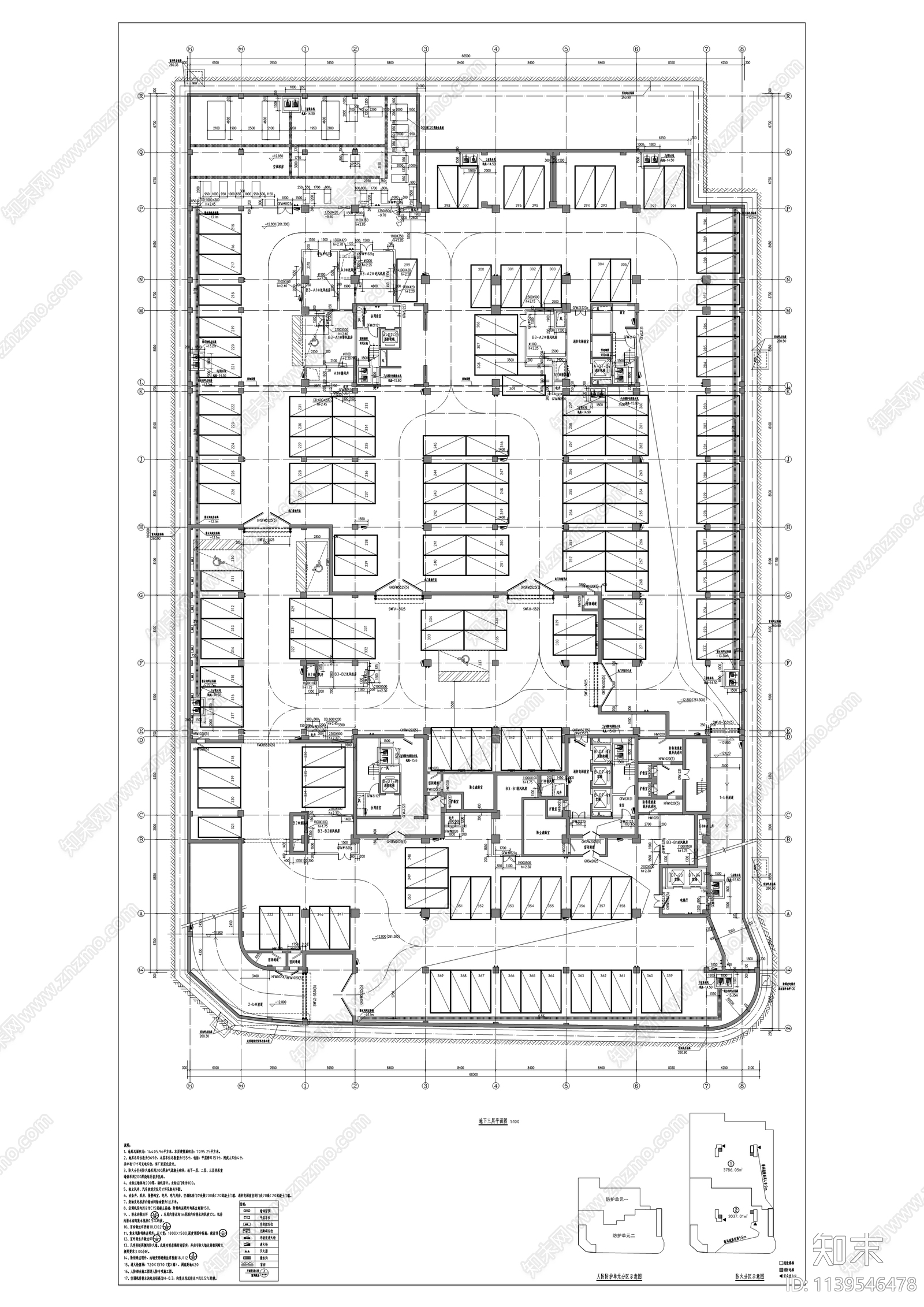 金隅大成时代都汇住宅建筑cad施工图下载【ID:1139546478】