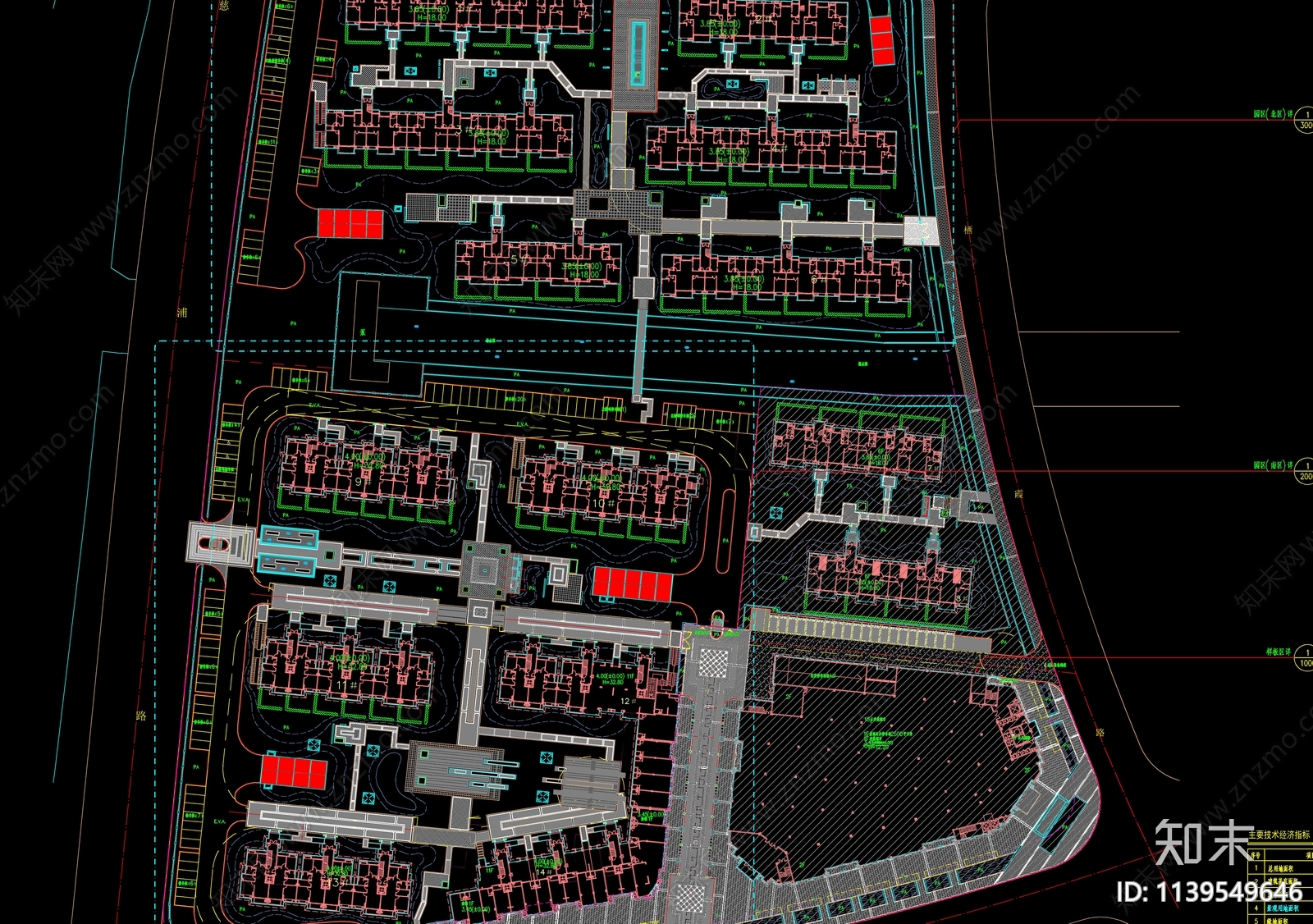 宁波万科慈城云鹭湾居住区景观施工图下载【ID:1139549646】