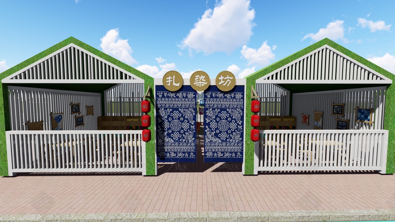 现代幼儿园户外乐园SU模型下载【ID:1139868366】