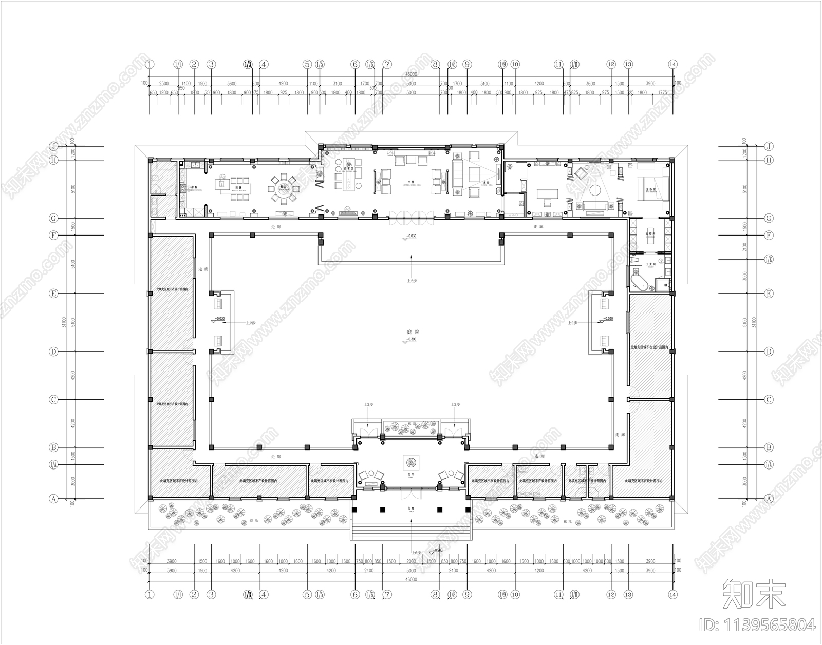 四合院施工图下载【ID:1139565804】